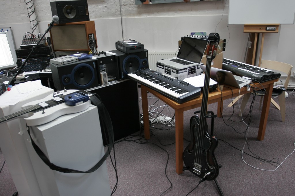 Brian's work area