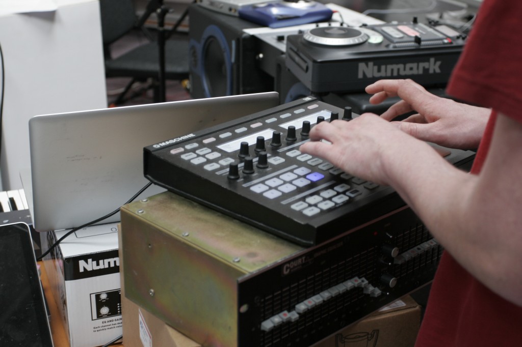 Fred Gibson using his Novation controller
