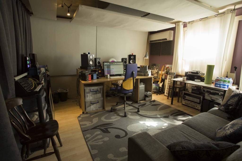 View from the doorway of Guy's studio